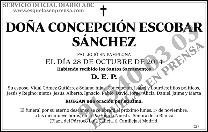 Concepción Escobar Sánchez